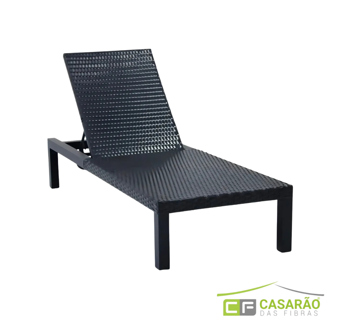 Espreguiçadeira Canadá Fibra Sintética Espreguiçadeira Canadá Fibra Sintética